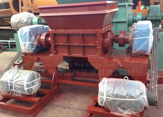 中国 対シャフトの産業シュレッダー機械ゴム製タイヤのシュレッダー容量2.5トンの サプライヤー